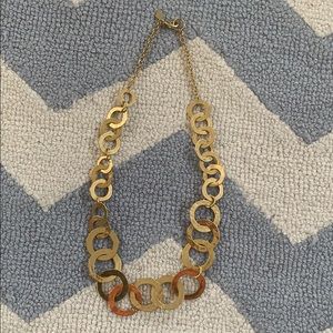 Sequin Gold Loop Necklace